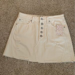 NWT Free People denim skirt